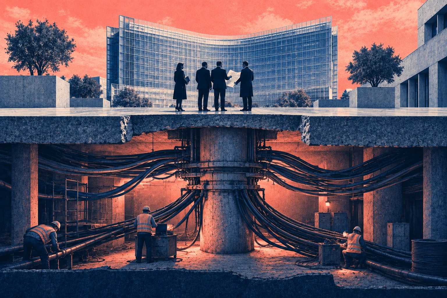 Illustration éditoriale pour « CADA : gouverner le libre sans le commander »