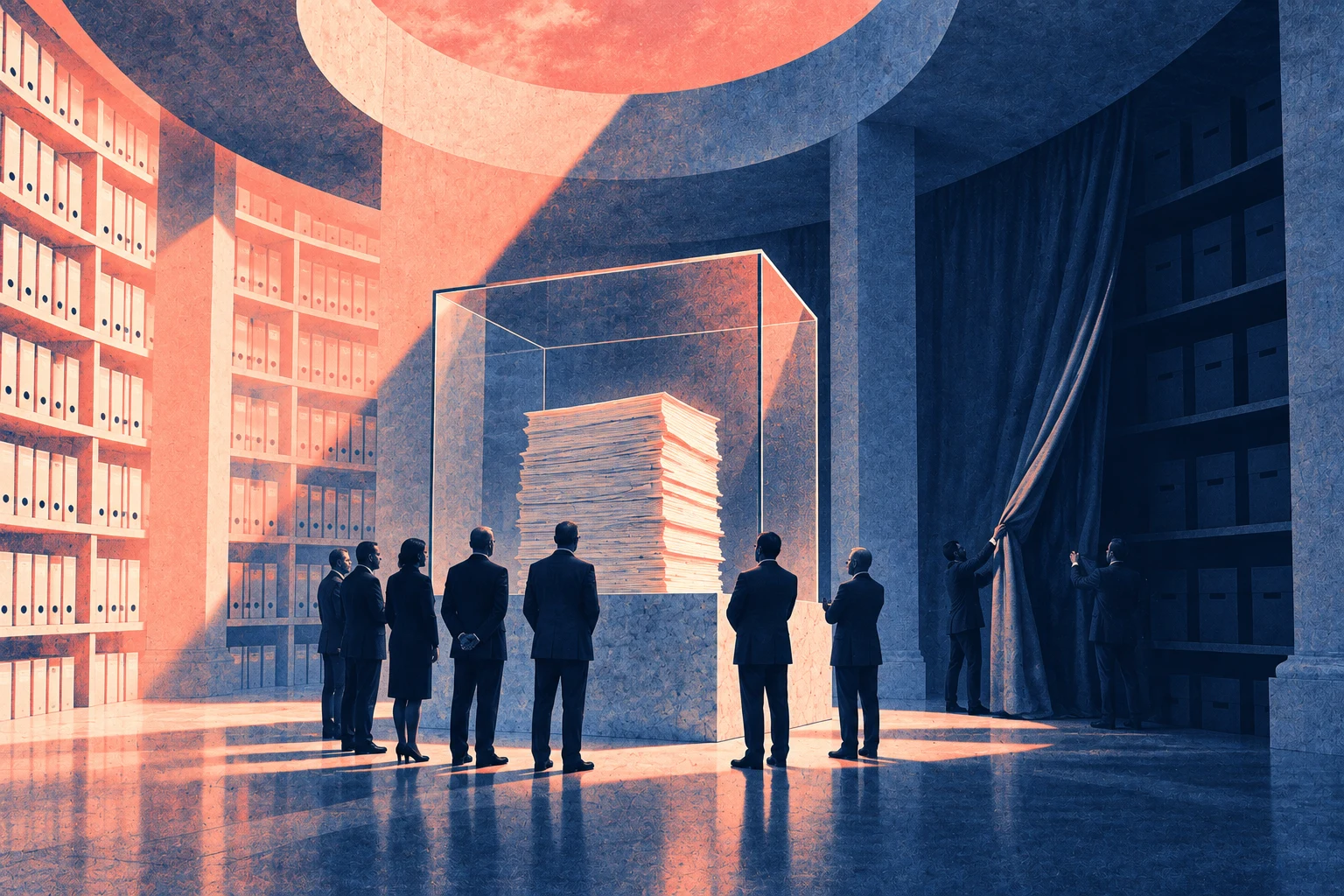 Illustration éditoriale pour « IA ouverte au G7 : une normalisation privatisée »