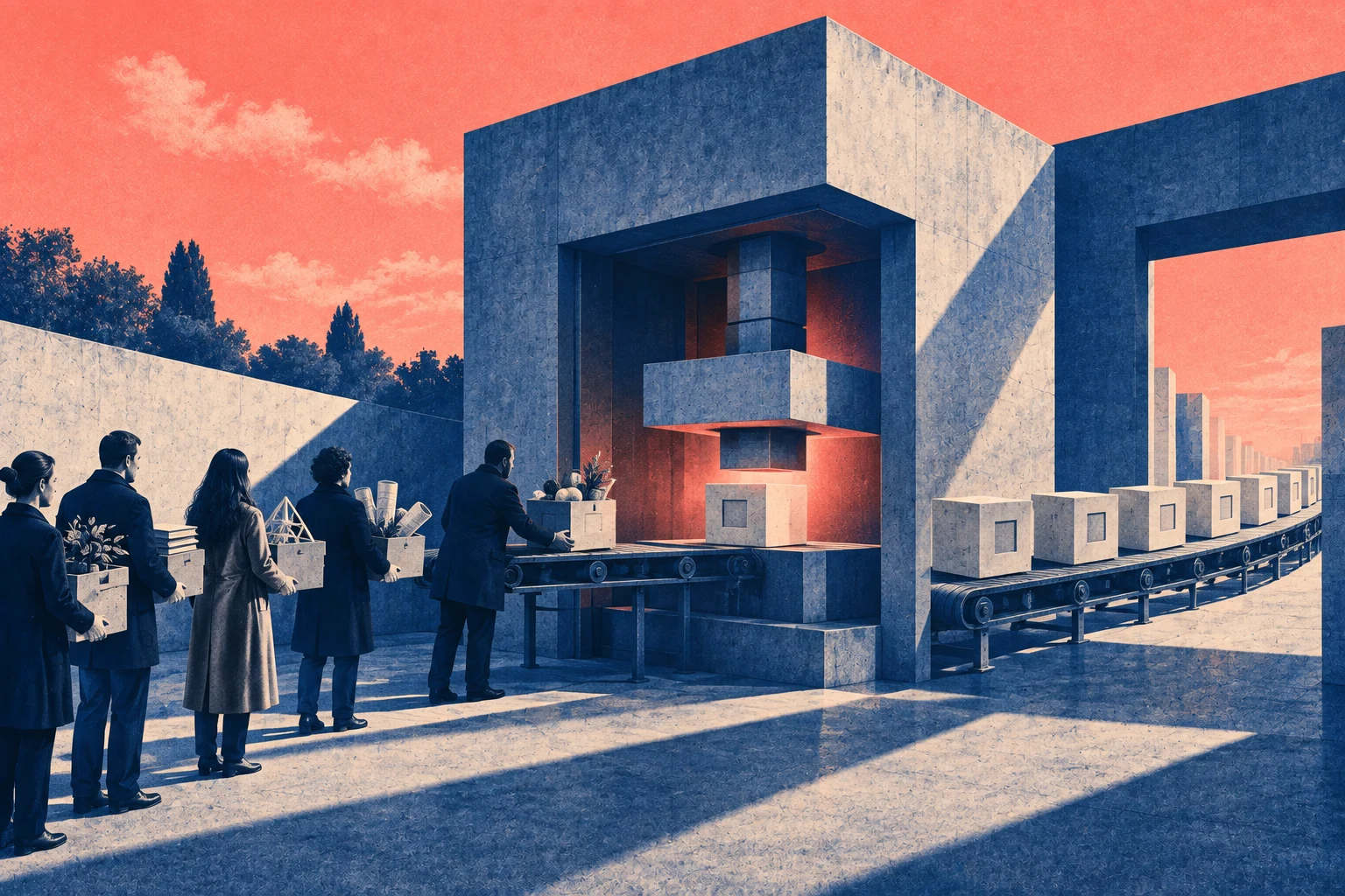 Illustration éditoriale pour « Le commun que l'État voudrait fabriquer »