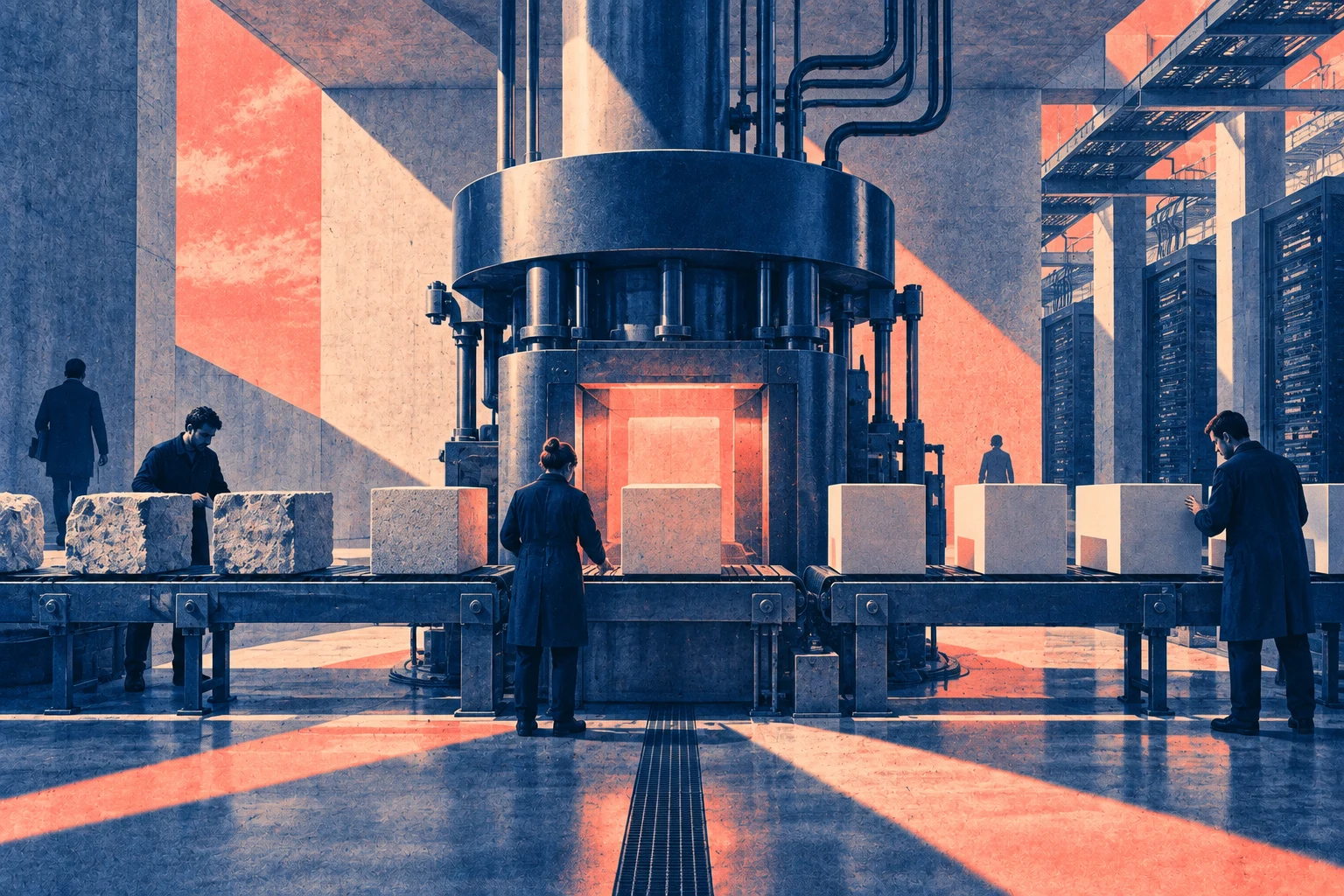 Illustration éditoriale pour « Quand beta.gouv.fr retourne dans la machine »