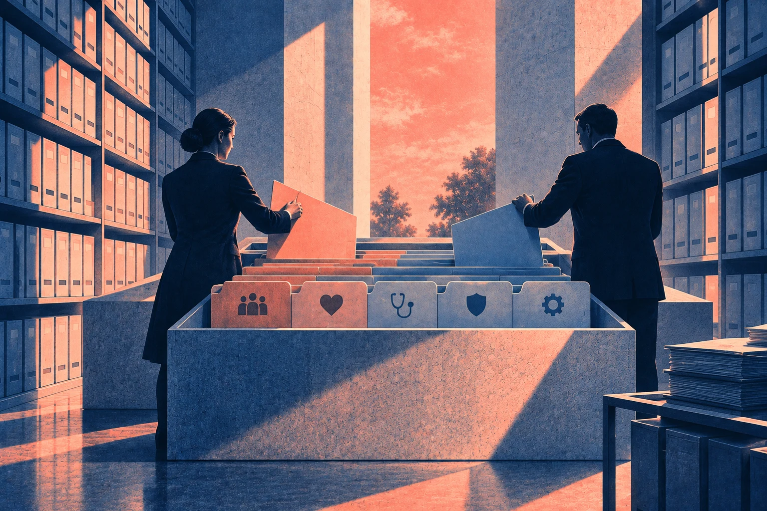 Illustration éditoriale pour « Quand la co-régulation précède l’adoption »
